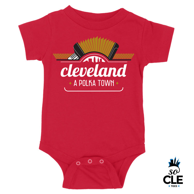 Polka Town Baby (Red)