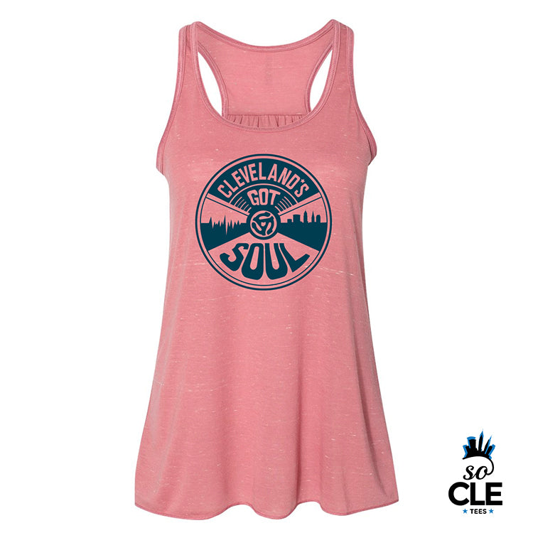 Cleveland's Got Soul Ladies Tank Top (Pink)